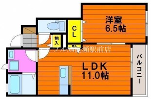 ウッディバード平野の物件間取画像